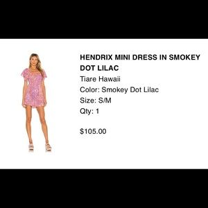 Lilac light-weight flowy mini dress from Revolve